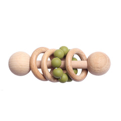 Beech rattle baby teeth toy - Happy Coo