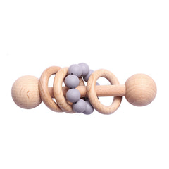 Beech rattle baby teeth toy - Happy Coo