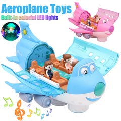 360 Rotating Electric Plane Airplane Toys For Kids - Happy Coo