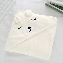 Animal Design's Swaddle Baby towel - Happy Coo