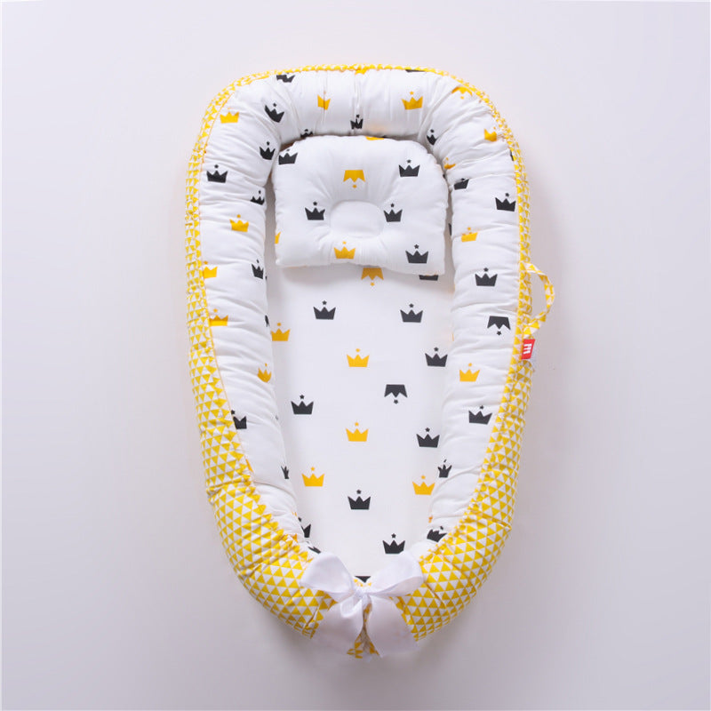 Super Soft Foldable Baby Pillow Crib - Happy Coo