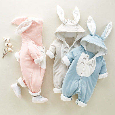 Padded Cotton Baby Onesies - Happy Coo