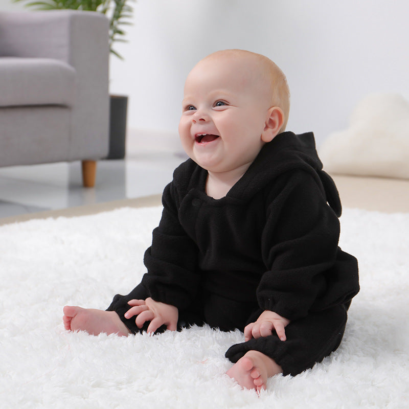 Black Color Devil Shaped Halloween Onesies - Happy Coo