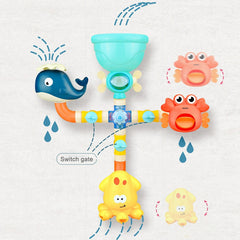 Octopus Crab Model Faucet Shower Water Spray Toy - Happy Coo