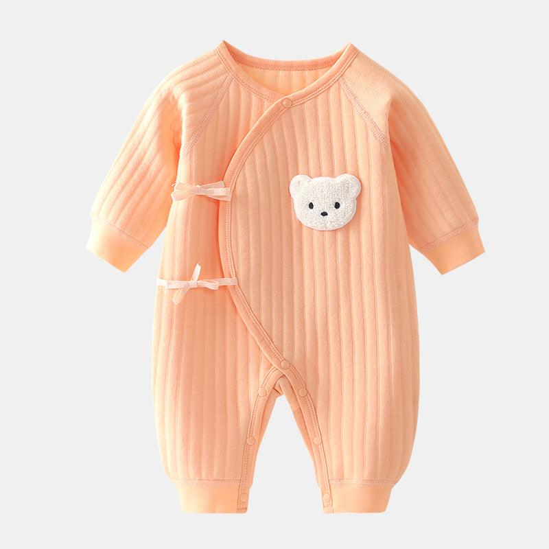 Rompers Three-layer Warm Romper Baby Jumpsuit - Happy Coo