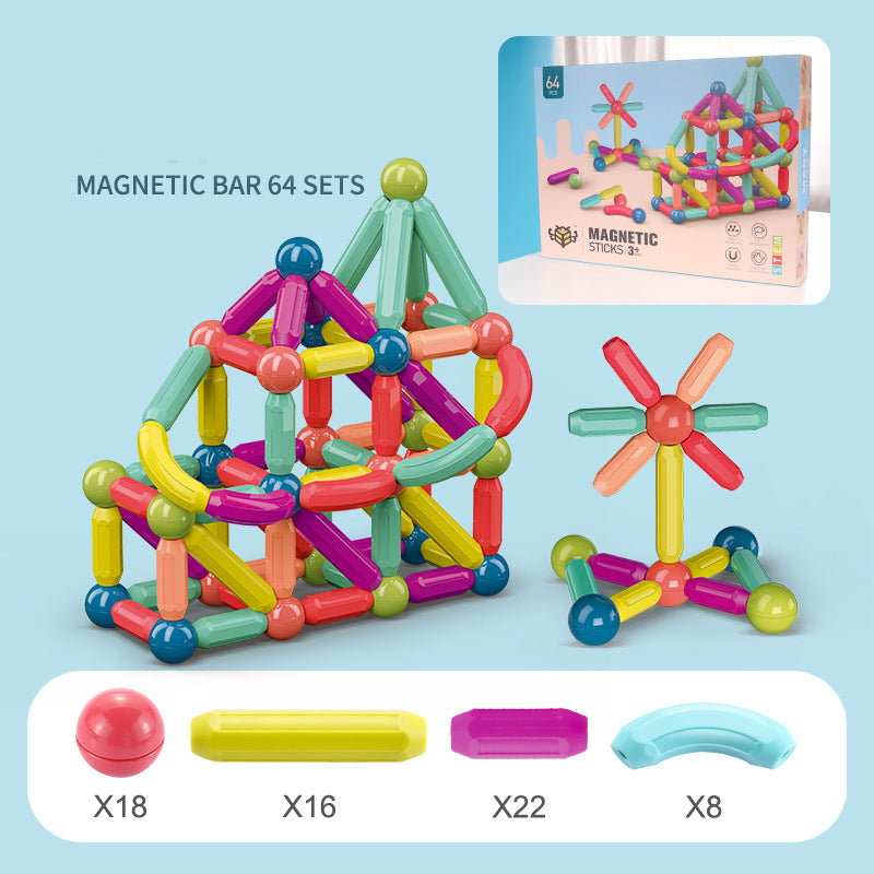 Magnetic Sticks Building Blocks For Kids - Happy Coo