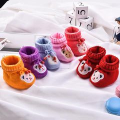 Embroidered Newborn Baby's Shoes - Happy Coo