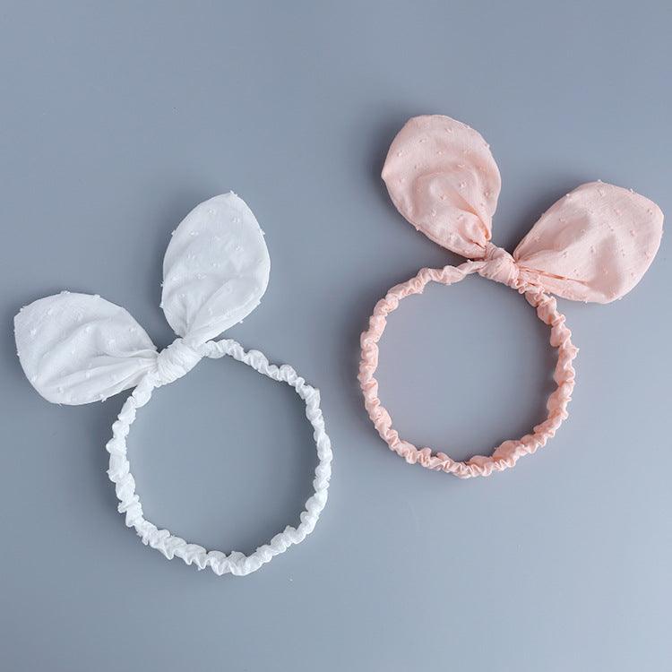 Cute Rabbit Cotton Headband for Baby Girl - Happy Coo