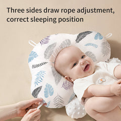 Anti Deviation Cotton Baby Head Pillow - Happy Coo