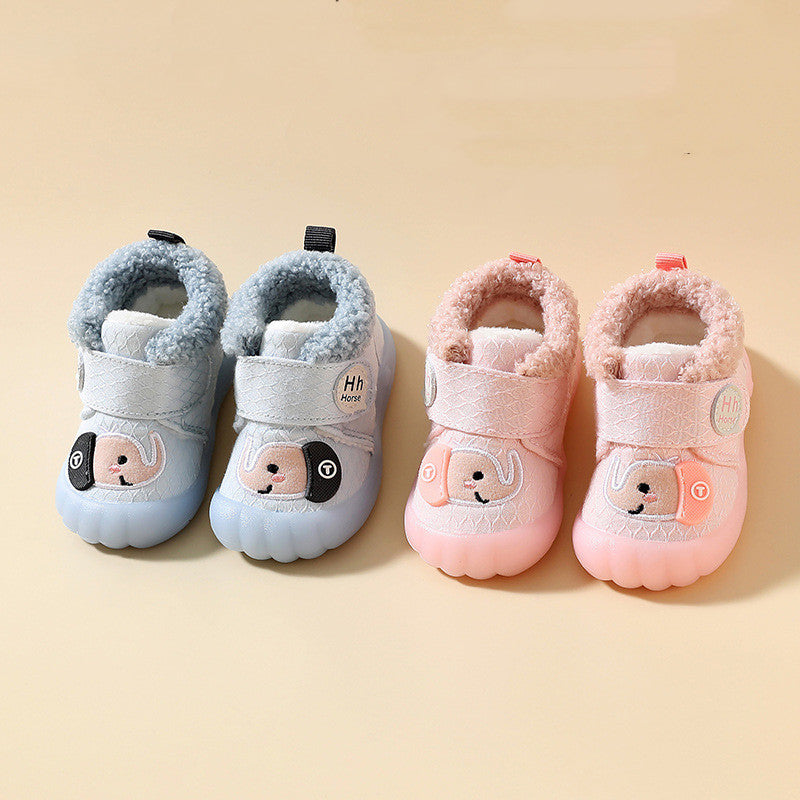 Warm Cotton Toddler Winter Shoes - Happy Coo