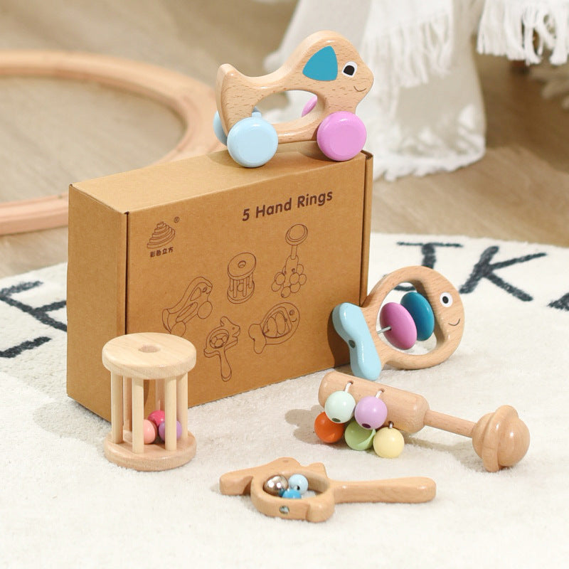 Customize Rattles Wooden Musical Instrumental Toy - Happy Coo