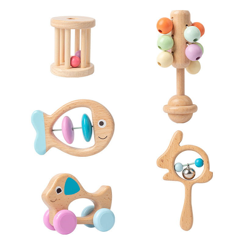 Customize Rattles Wooden Musical Instrumental Toy - Happy Coo