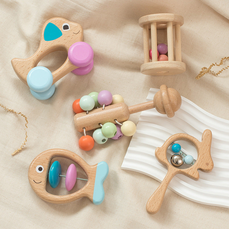 Customize Rattles Wooden Musical Instrumental Toy - Happy Coo