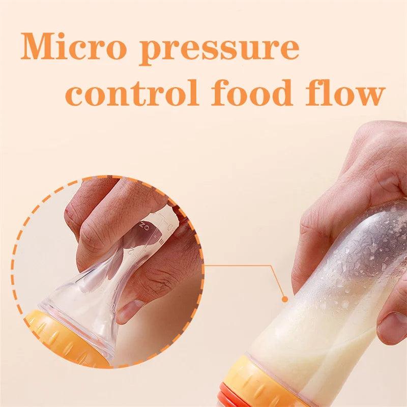 Silica Gel Baby Feeding Bottle - Happy Coo