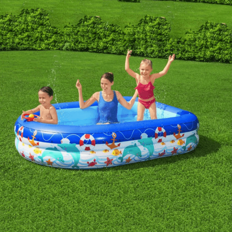 Sunshade Pool Children's Paddling Swimming Pool - Happy Coo
