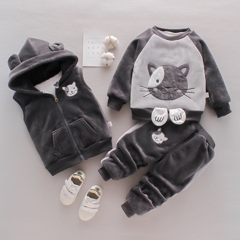 Baby Winter Clothes (Three-piece Set)