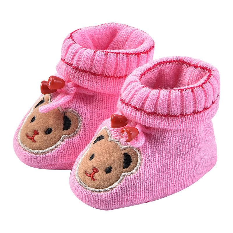 Embroidered Newborn Baby's Shoes - Happy Coo