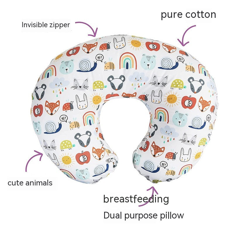 Baby Elastic U-shaped Breastfeeding Pillowcase - Happy Coo