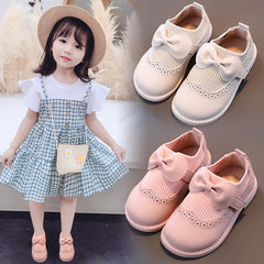 Girls Leather Shoes Female Treasure Bottom Toddlers Princess Single Shoes - Happy Coo