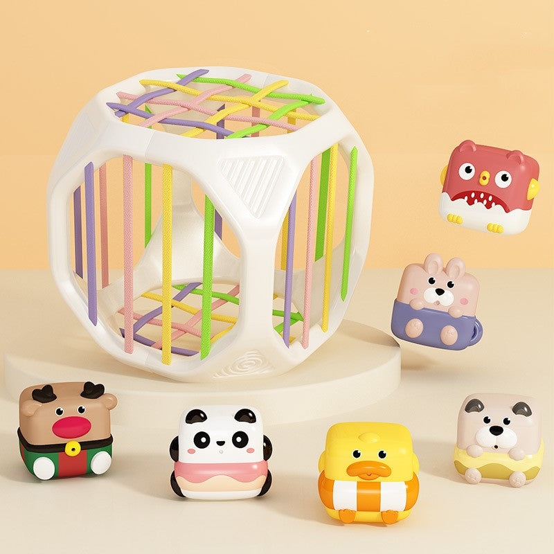 Baby Block Plug Fun Montessori Learning Educational Toy - Happy Coo
