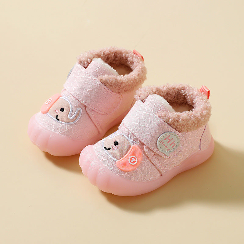 Warm Cotton Toddler Winter Shoes - Happy Coo