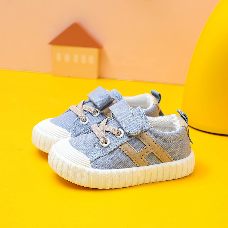 Non-slip Canvas Baby Boy Shoes - Happy Coo