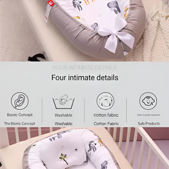 Baby Removable And Washable Portable Crib Bed