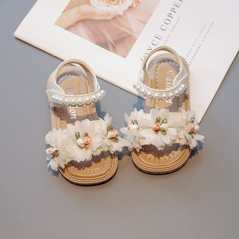 Sweet Flowers Sandals for Girls - Happy Coo