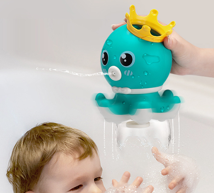 Magic Rotating Water Spray Toy For Baby Bathing - Happy Coo