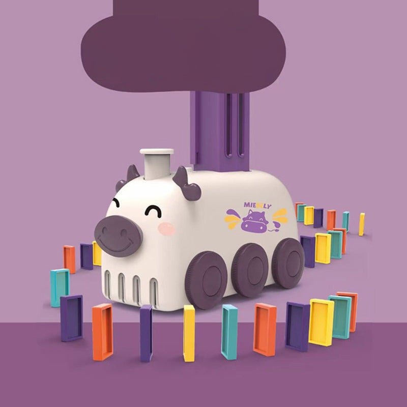 Domino Stacking Block Train for Brain Development - Happy Coo