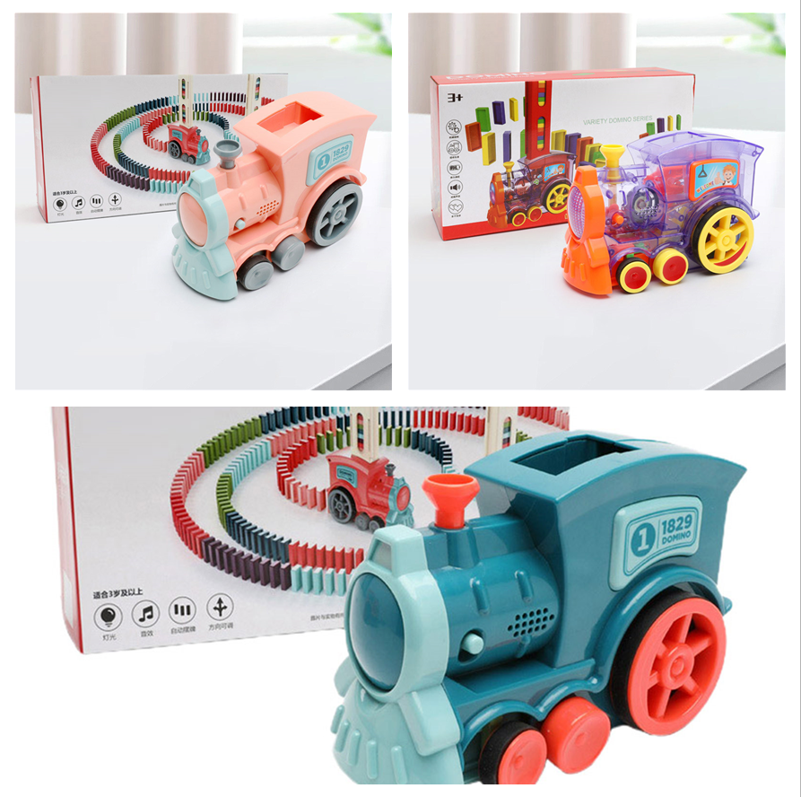 Electric Building Blocks Train Toy - Happy Coo