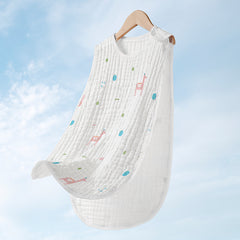 Cotton Gauze Sleeveless Newborn Sleeping Bag - Happy Coo