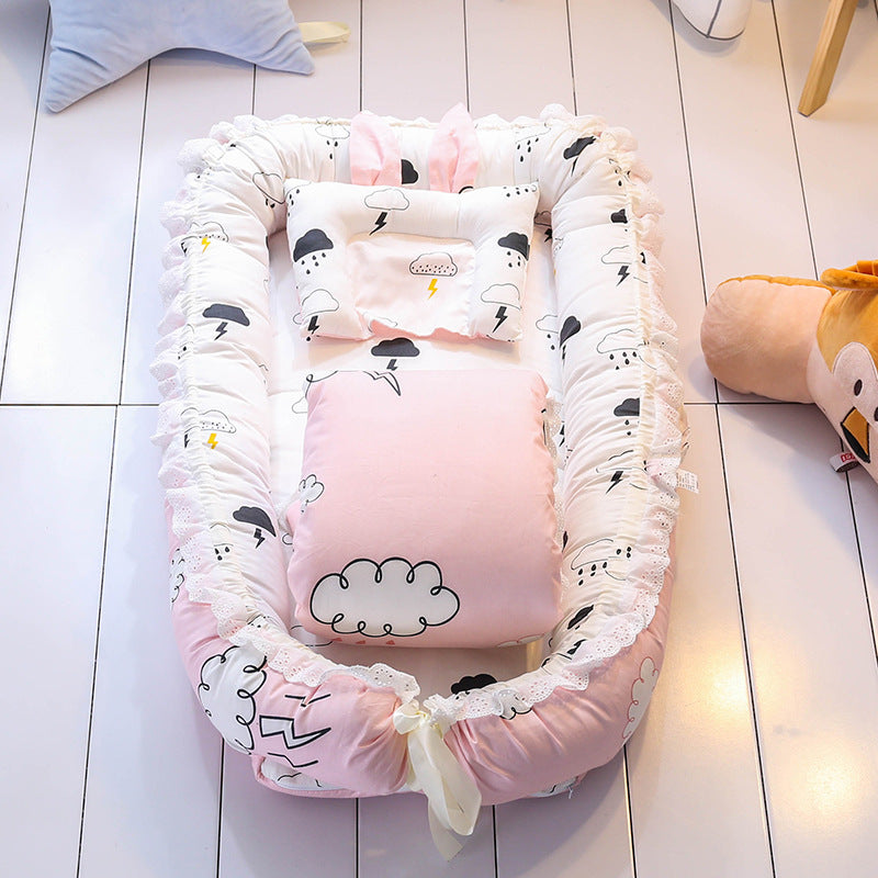 Baby Portable Removable And Washable Crib - Happy Coo