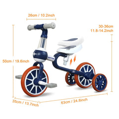 4 Wheels Toddler Tricycle